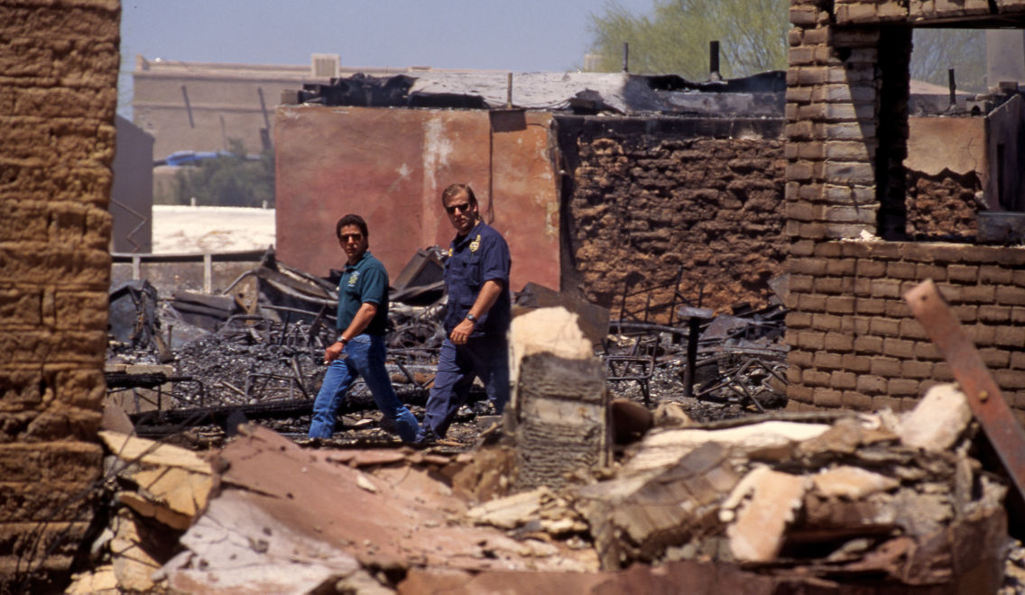 Fire at Old Tucson